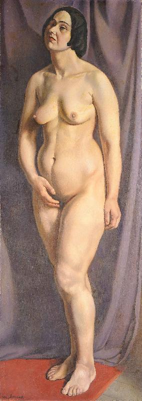 Louis Buvelot femme nu debout Germany oil painting art